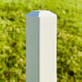 CA-TC3410 Amtech Course Golf Hazard Marker Post with Spike WHITE Out of Bounds
