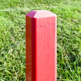 CA-TC3411 Amtech Course Golf Hazard Marker Post with Spike RED Lateral Water